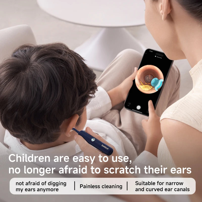 Smart Visual Earwax Removal Kit with Bendable Earpick