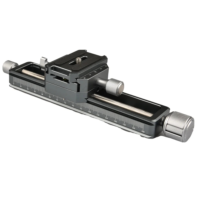 Vlogging and Macro Camera Rail with Quick Release System