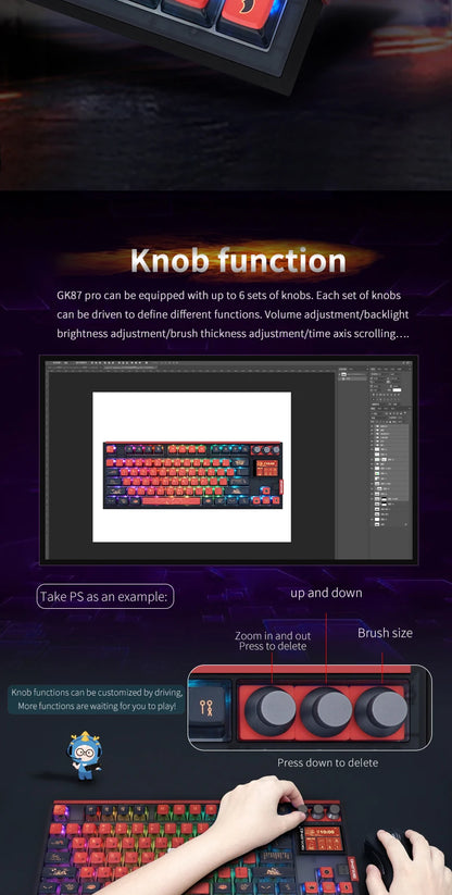 Low-Latency Wireless Mechanical Keyboard for Gaming