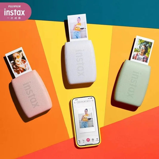 White Instant Mini Photo Printer Bundle with Accessories