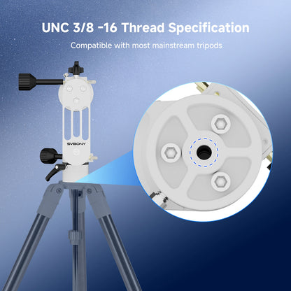 Mini Alt-Azimuth Telescope Mount for Stargazing
