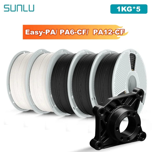 Easy-PA Nylon Filament 1.75mm 5KG Pack Black