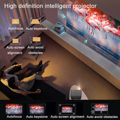 Portable 1080P 4K Smart Projector with Autofocus