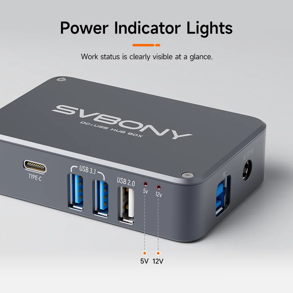 Astronomy DC USB Hub for Astrophotography Cameras