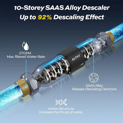 Large Flow Anti-Scale Water Softener for Home Plumbing