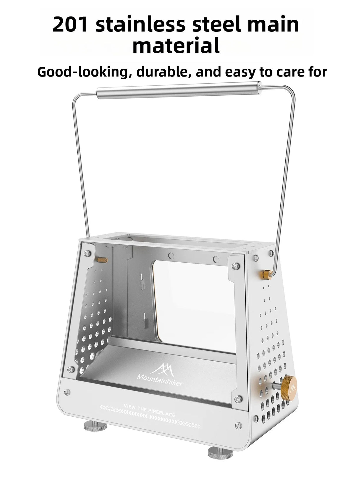 Portable Stainless Steel Mini Outdoor Wood Burning Stove