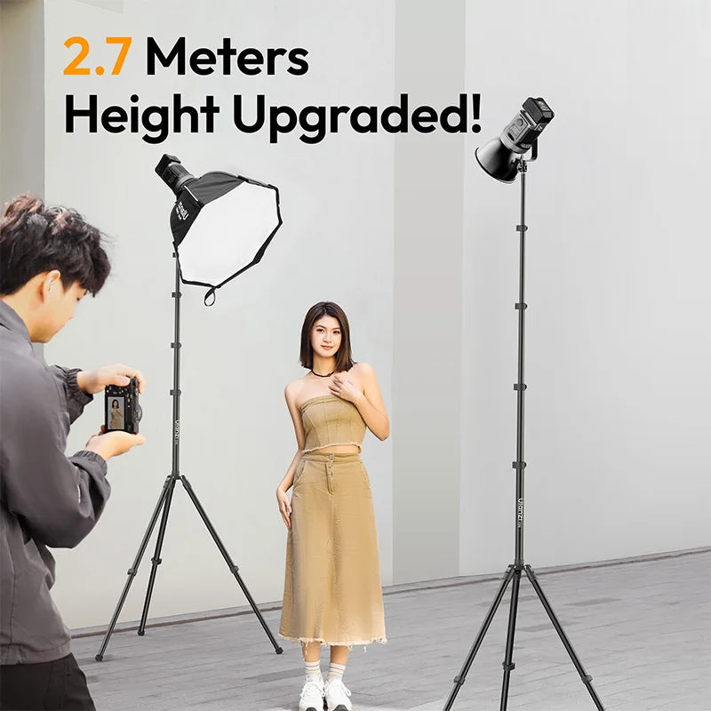 Portable T270 Tripod Stand for LED Lights and Cameras