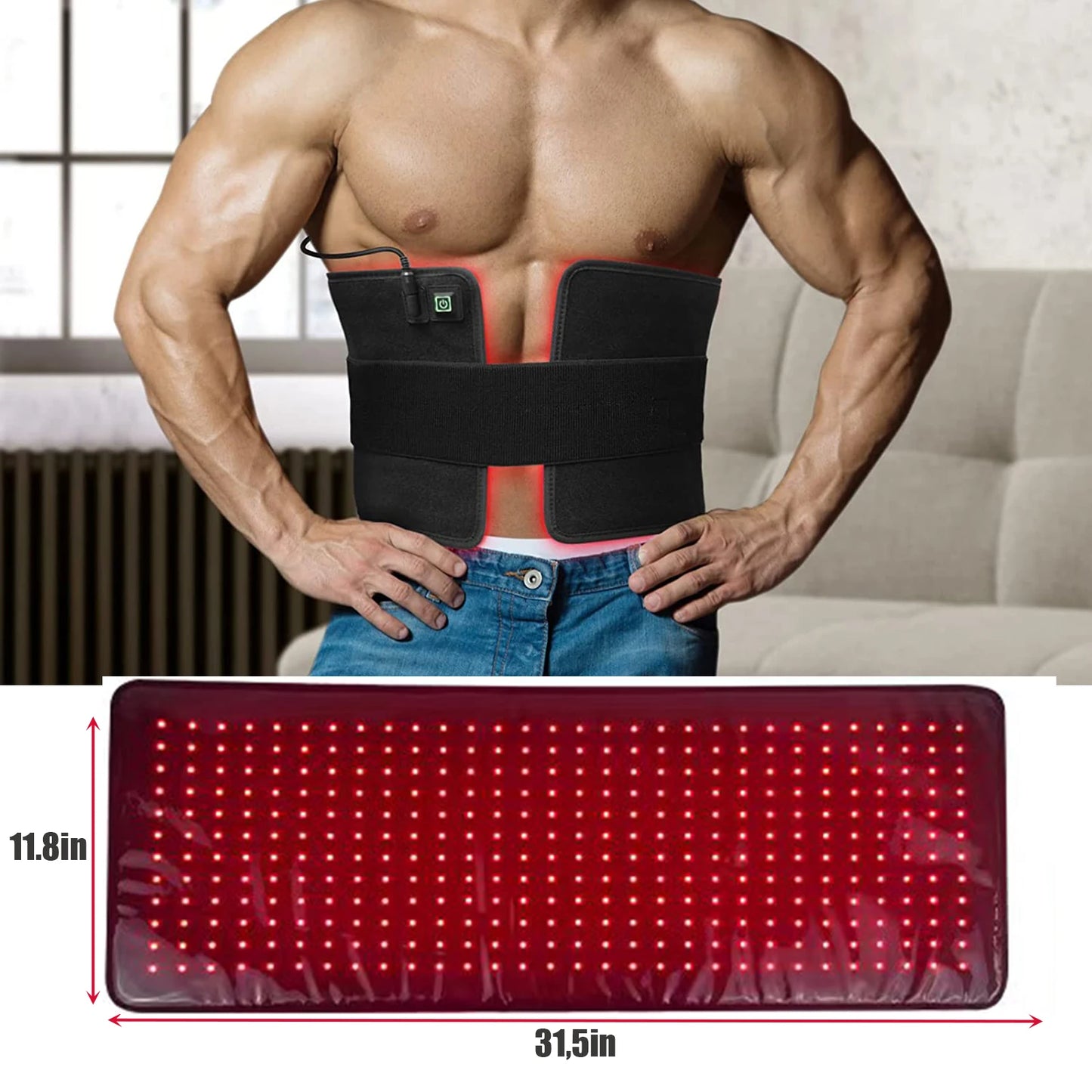 Wearable Heating Pad for Joints Muscles and Body