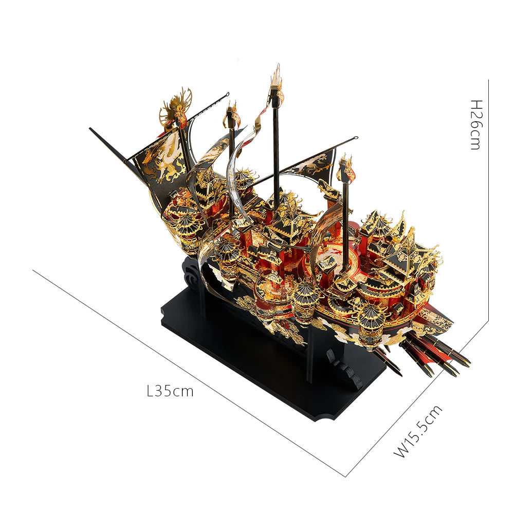 Premium 3D Metal Jigsaw Model Kit The Wind Breaker