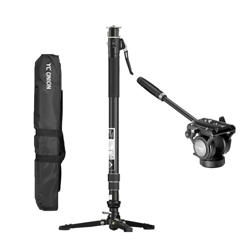 Carbon Fiber Travel Monopod with Pedal Base FH60