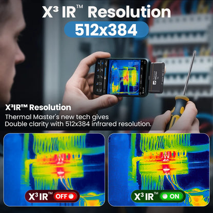 iPhone & Android P3 Thermal Camera with Macro Lens