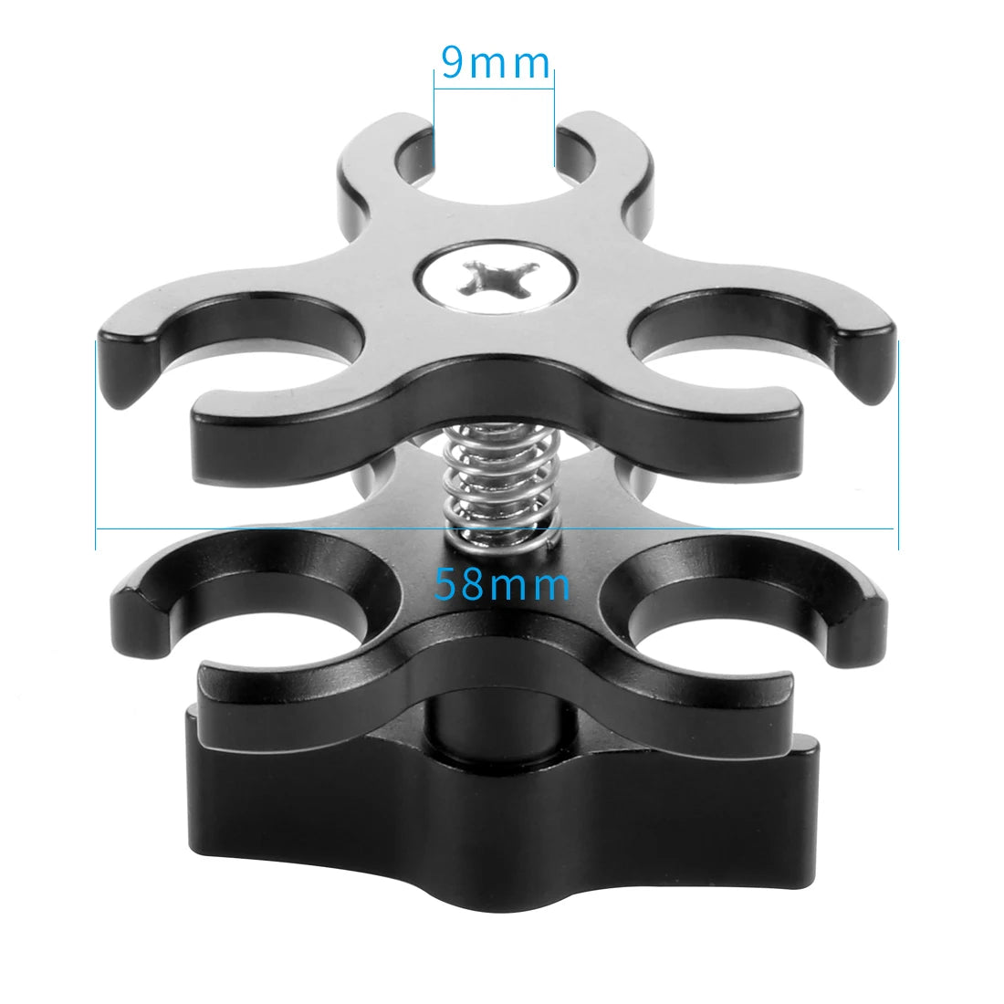 Diving Camera Tray Stabilizer Rig with Dual Handles