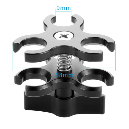 Diving Camera Tray Stabilizer Rig with Dual Handles