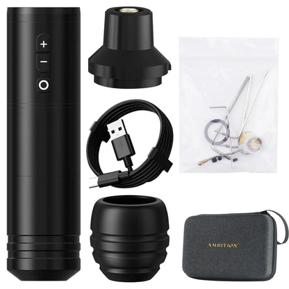 Wireless Coreless Tattoo Pen for Smooth Precision