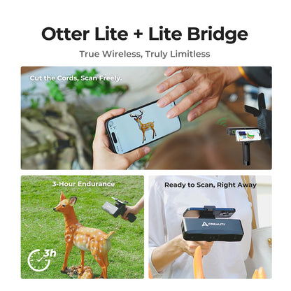 Otter Lite Wireless 3D Scanner with Full-Colour Capture