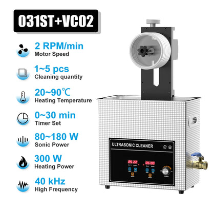 6L Ultrasonic LP Washer with Bracket 2RPM