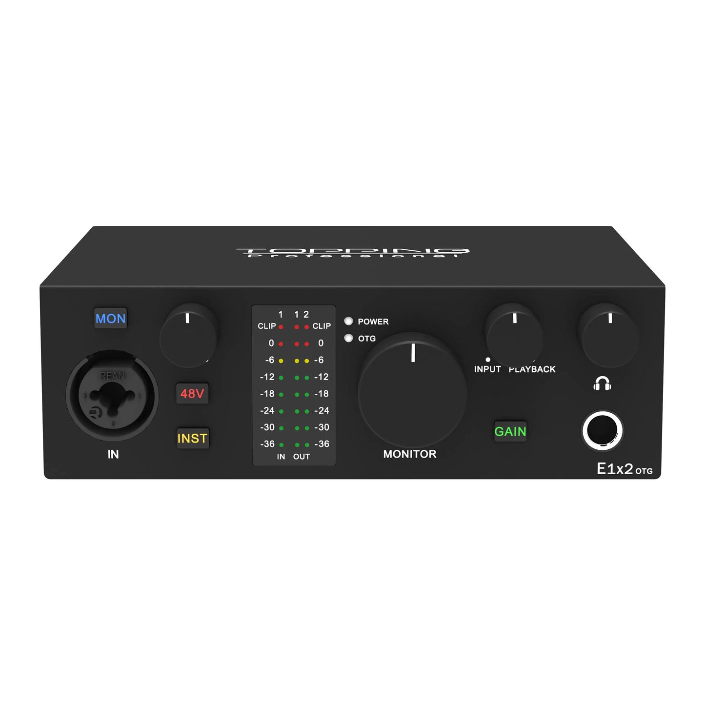 Black Portable Sound Card for Live Streaming & Podcasting