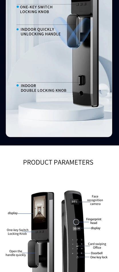 Advanced Smart Door Lock with Fingerprint and WiFi Control