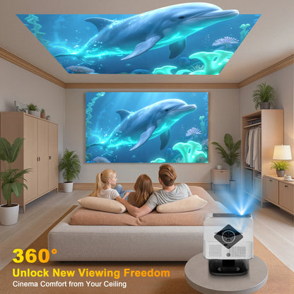 T5PRO Bracket Home Theater Projector 1080P 4K Video Auto Focus