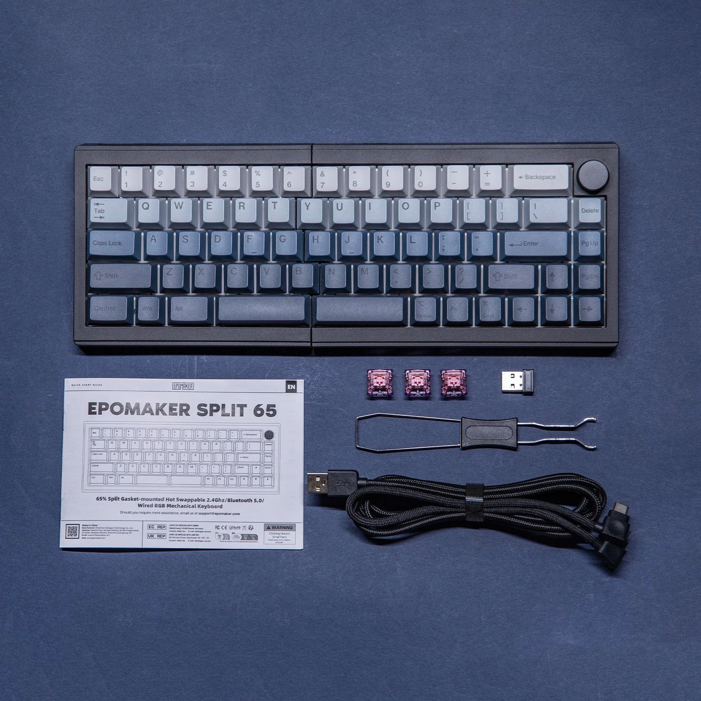 Smooth Linear Wisteria Keyboard Switch Pack 5-Pin