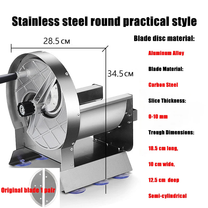Home & Commercial Fruit Slicer with Additional Knife