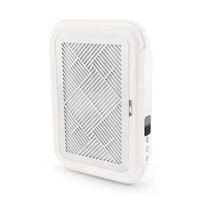 Portable Manicure Dust Collector 170W Strong Suction White