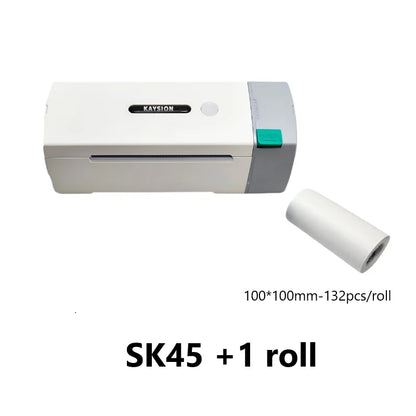 Portable 4x6 Thermal Shipping Label Printer with Roll