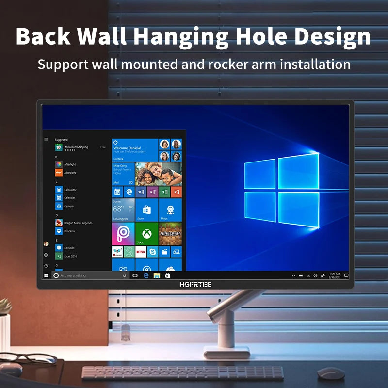 18.5" Portable Monitor with 100Hz HDR IPS Display