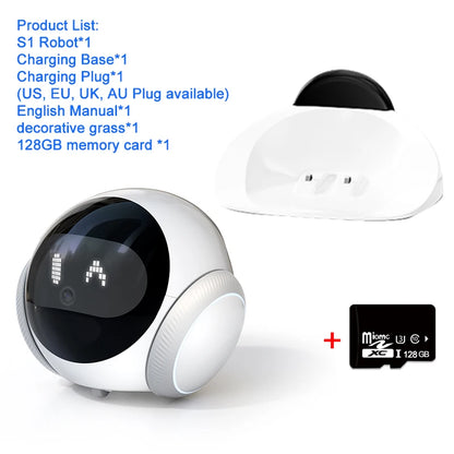 2K Smart Pet Robot Camera 128GB Auto Charging