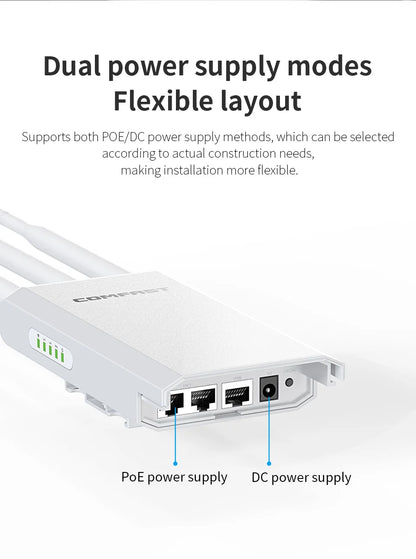 High Power Outdoor WiFi Mesh Router 2.4G and 5.8G