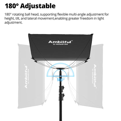 3-in-1 Photography Reflector Kit 280cm Light Stand