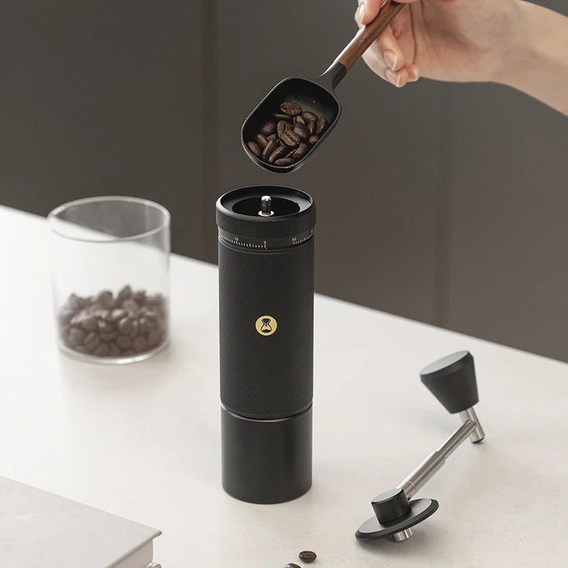 Manual Espresso Coffee Grinder Precision External Adjustment