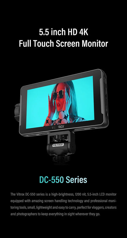 Portable 5.5" Field Monitor for DSLR and Video Shooting