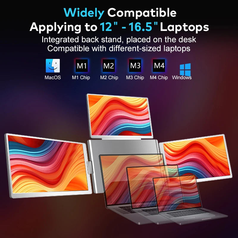 15.6" Portable FHD Secondary Monitor with Single Cable