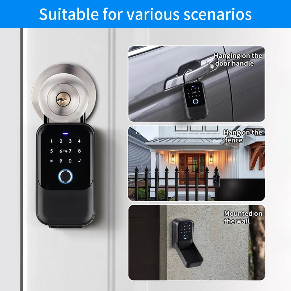 Smart Fingerprint Key Safe Bluetooth TTlock App