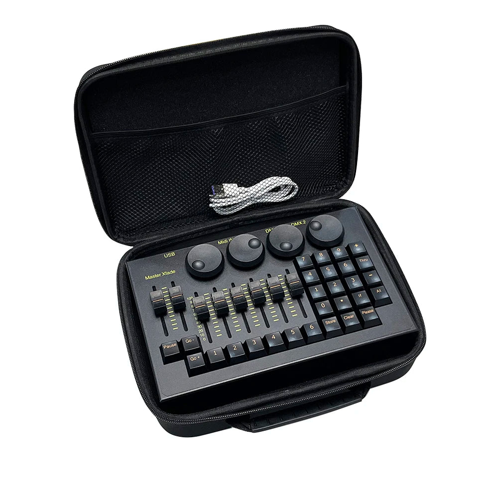 USB Stage Light Controller Black for DJ & Wedding Shows