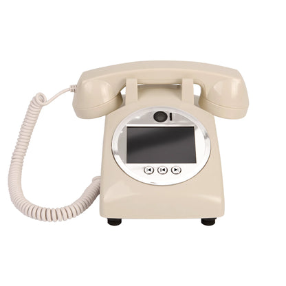 Retro Wedding Video Guest Book Phone with Message Recording