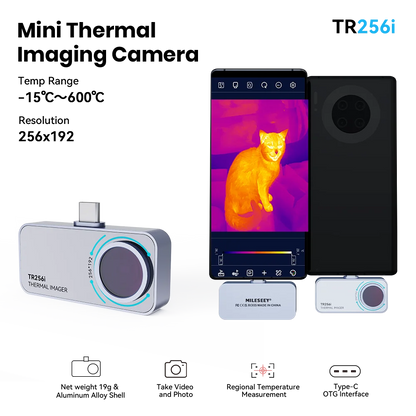 Portable Thermal Camera 256x192 USB-C for Android