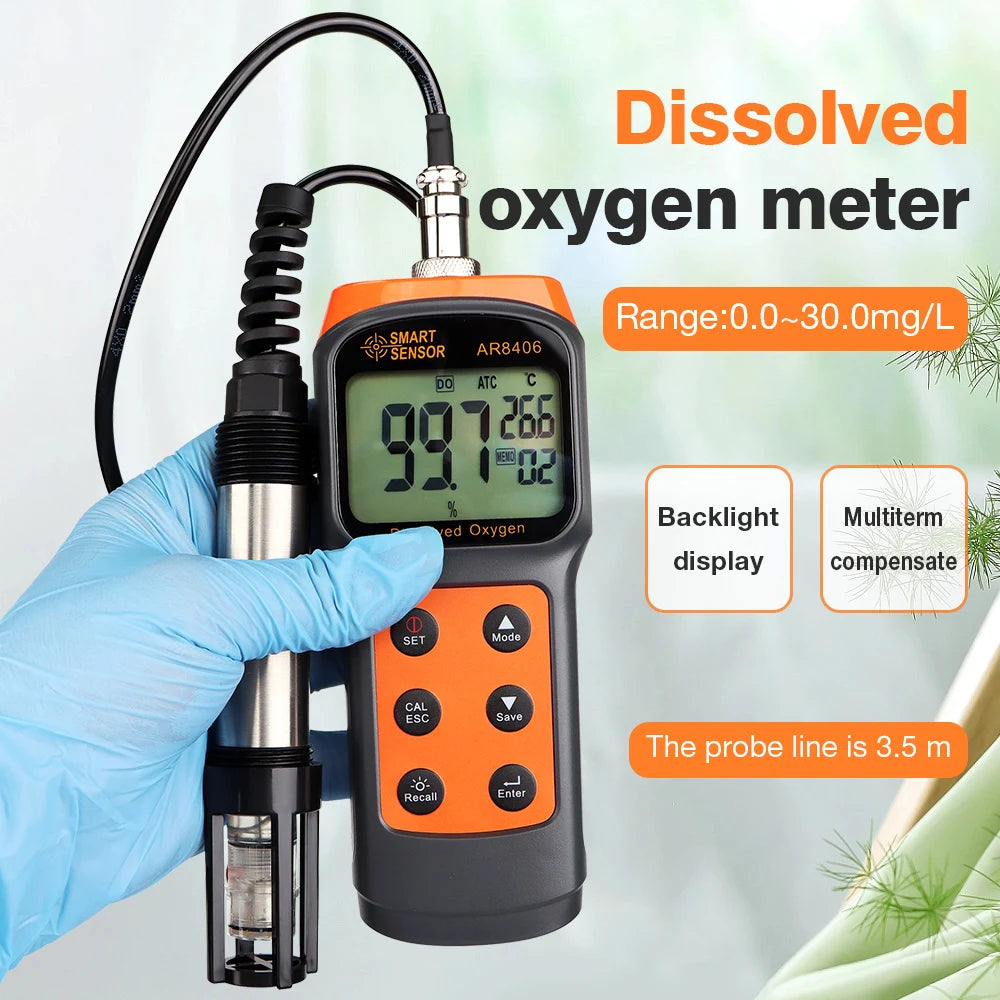 Portable DO Tester for Aquaculture and Oxygen Measurement