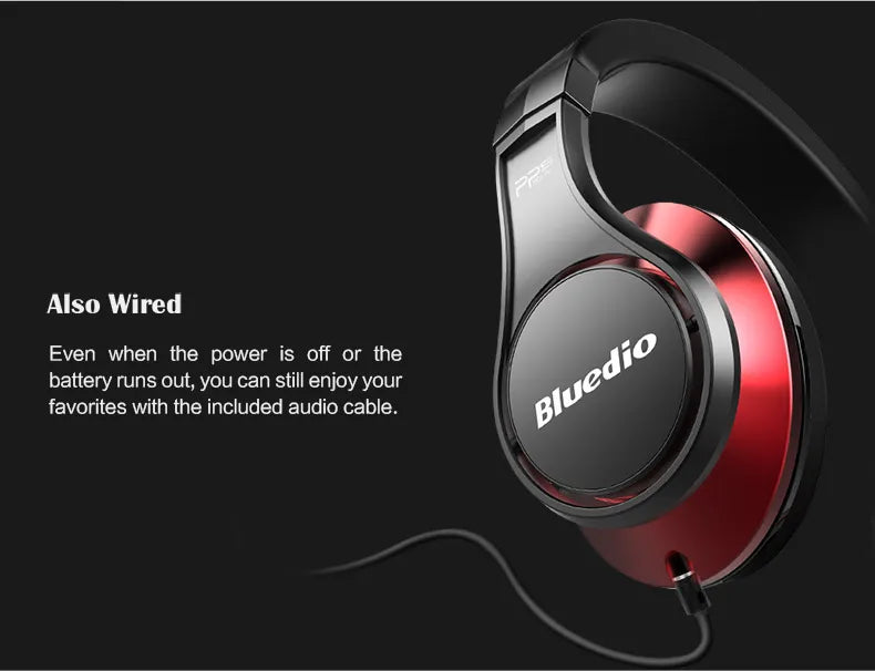 Wireless Over-Ear Headphones 3D Surround Sound with Microphone