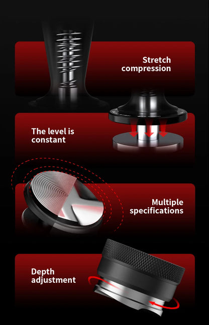 51mm Espresso Tamper Ripple Base Barista Grade Coffee Tool