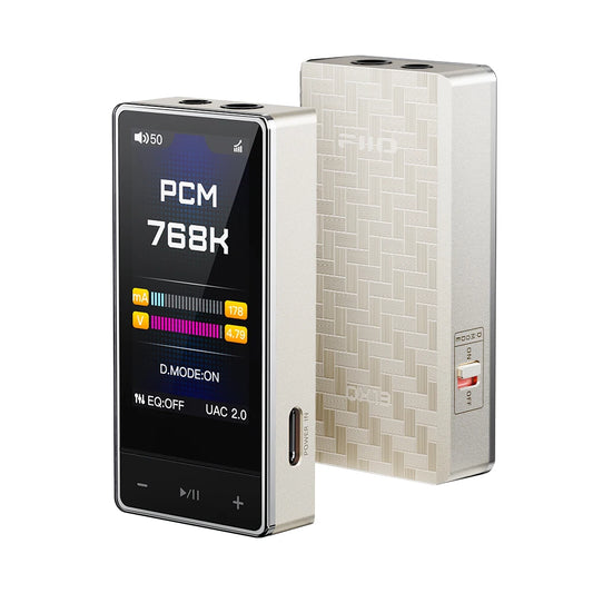 Portable DAC Amp 900mW Dual Output Titanium Gold