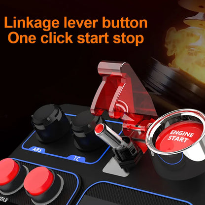 Simulator Racing Control Box with 30 Programmable Buttons RGB Panel