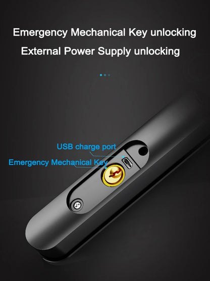 Waterproof Smart Sliding Door Lock Fingerprint Password App Control