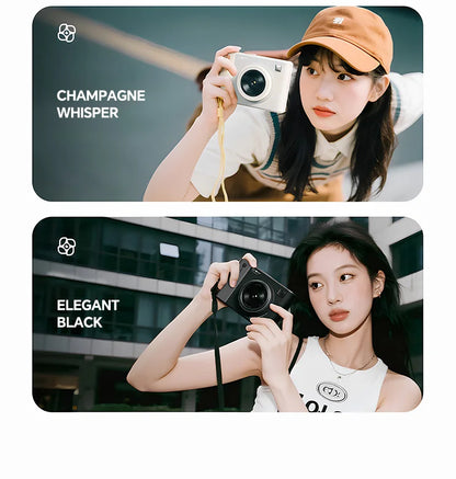 Retro Hybrid Instant Camera 2.8 Inch IPS Screen WiFi Printer