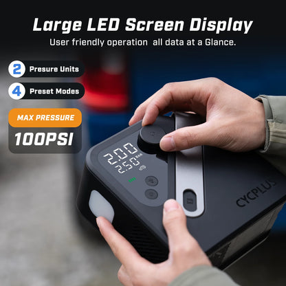 Rechargeable LED Electric Air Pump for Truck and Motorcycle