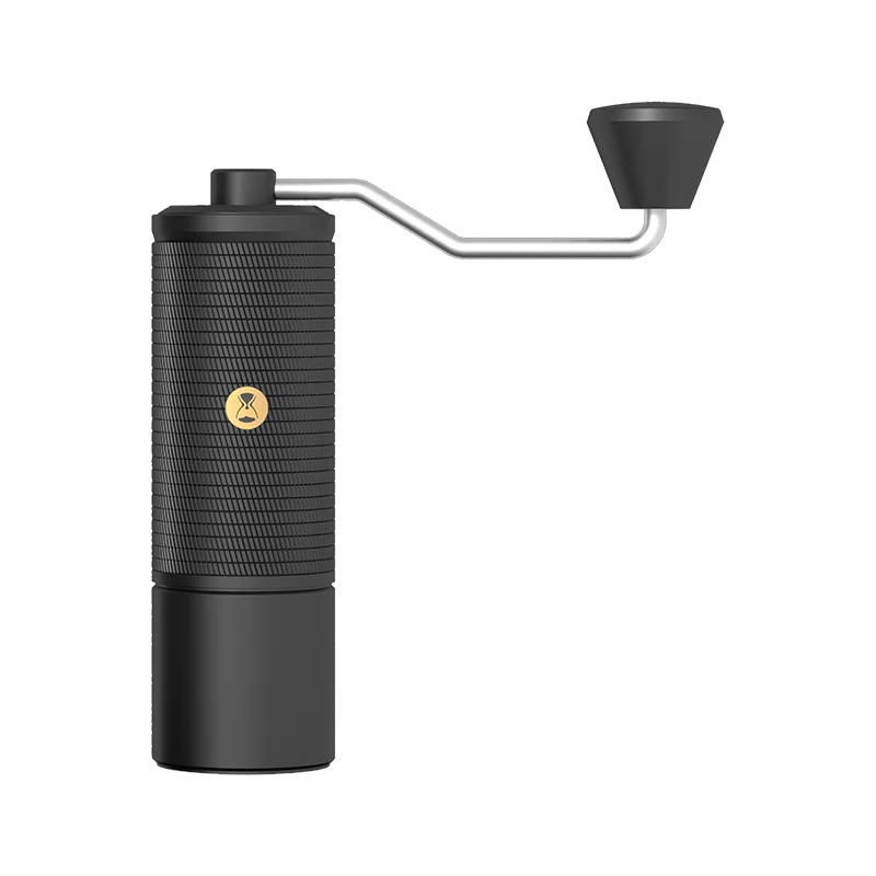 Portable Hand Coffee Grinder C5 Black with Cleaning Brush
