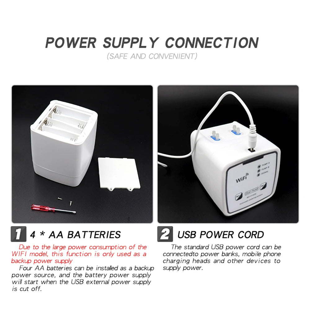 Smart WiFi Drip Irrigation System with Dual Pumps