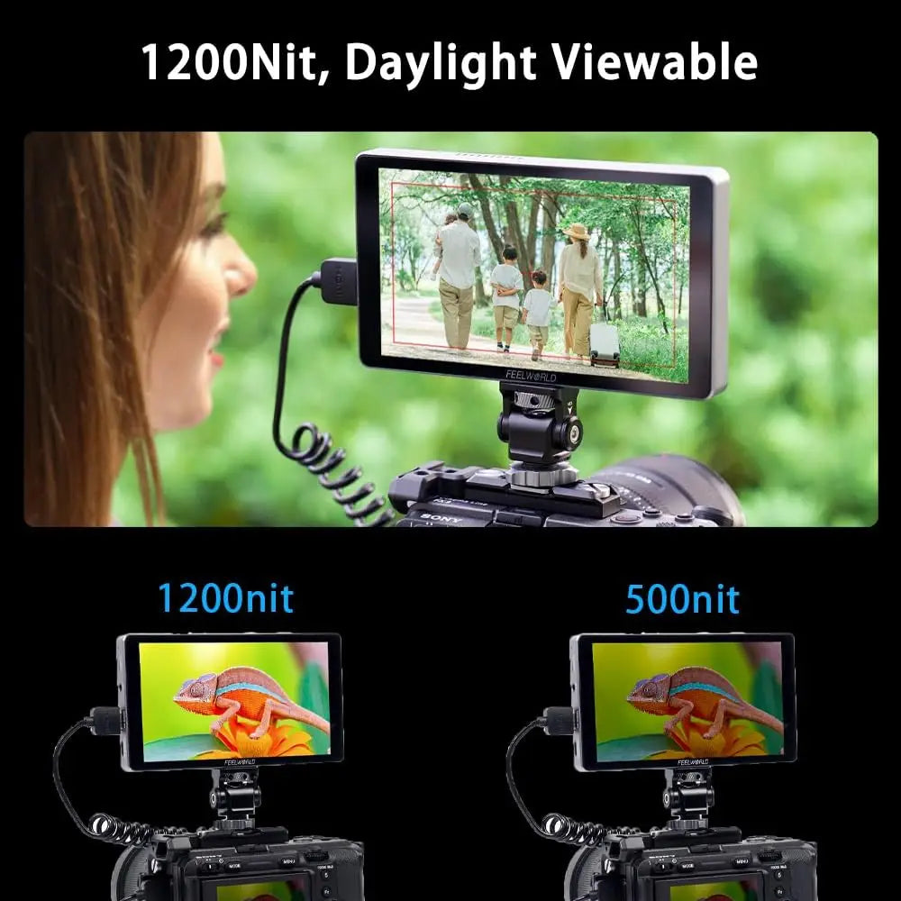 6 Inch 4K Touchscreen Field Monitor 1200nit HDR