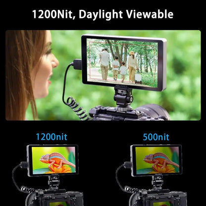 6 Inch 4K Touchscreen Field Monitor 1200nit HDR